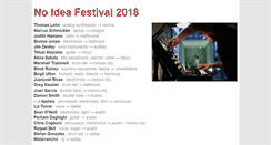 Desktop Screenshot of noideafestival.com