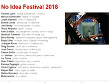Tablet Screenshot of noideafestival.com